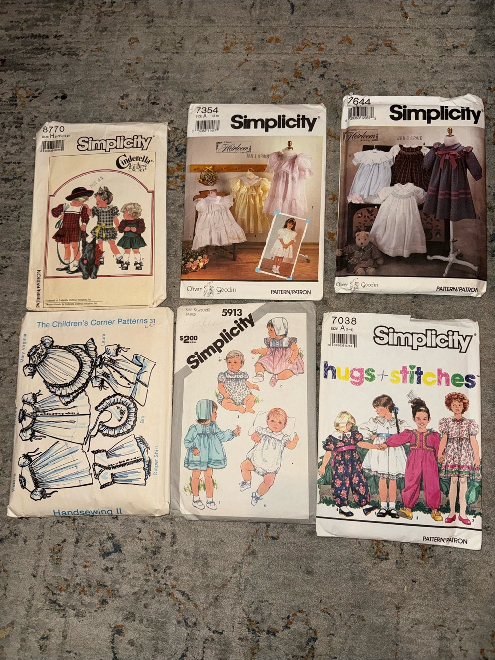 Simplicity Girls' Pink Dress Sewing Pattern - Classic Ruffled Design 6 patterns